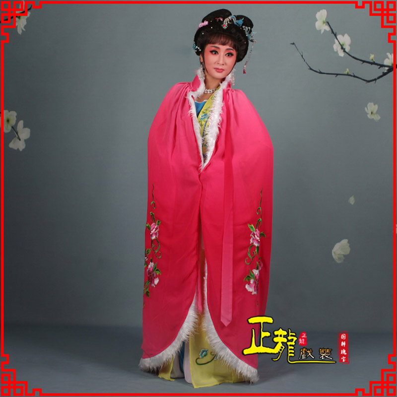 天津小花旦绣花斗篷 花旦披风